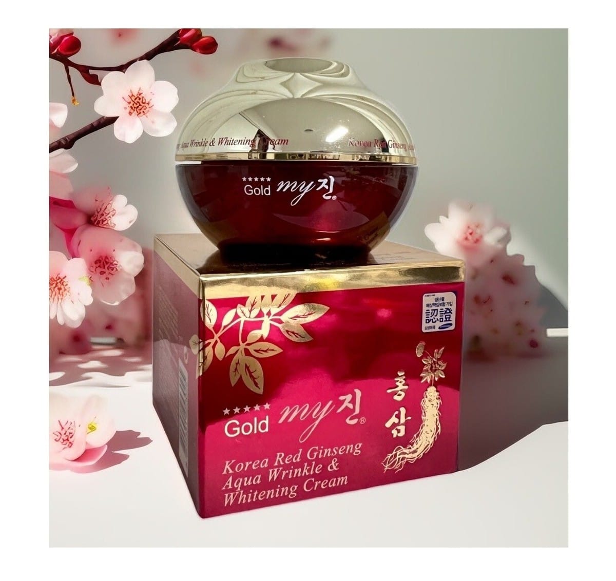 GOLD Korea Red Ginseng Aqua Wrinkle & Whitening Cream 50 ML