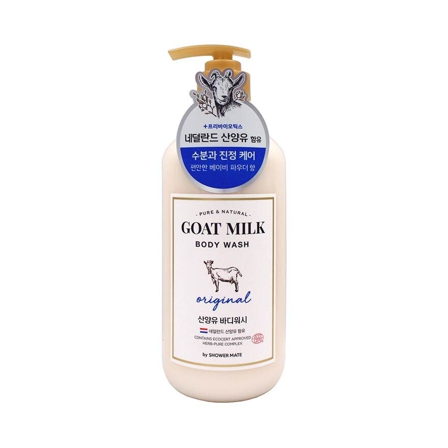 Korean Goat Milk Body Wash Shower Mate – Original 800 ML