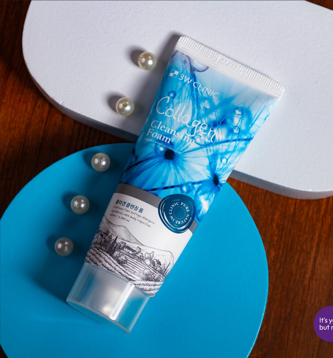 3W Clinic Collagen Cleansing Foam 100ML