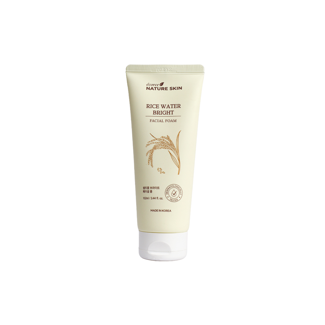 ÉCORCE NATURE SKIN Rice Water Bright Facial Foam 102ml